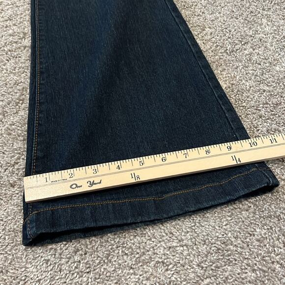 Tommy Hilfiger blue jeans, size Juniors 9 TOMMY GIRL Boho Denim wide leg Hippie - Picture 4 of 16